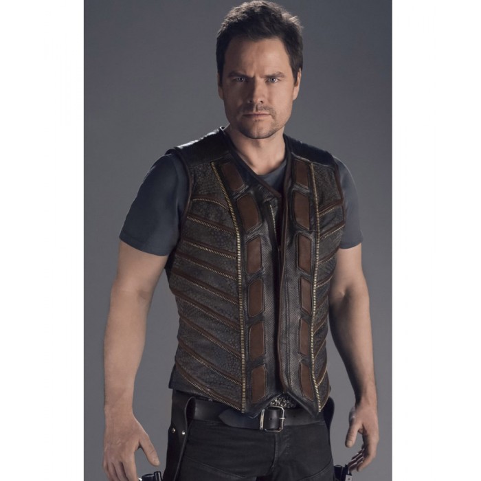 Anthony Lemke Dark Matter Marcus Boone Leather Vest